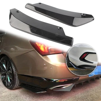 New 2pcs Universal Carbon Fiber Rear Bumper Lip Diffuser Splitter Canard Protector Auto Car Accessories
New 2pcs Universal Carbon Fiber Rear Bumper Lip Diffuser Splitter Canard Protector Auto Car Accessories