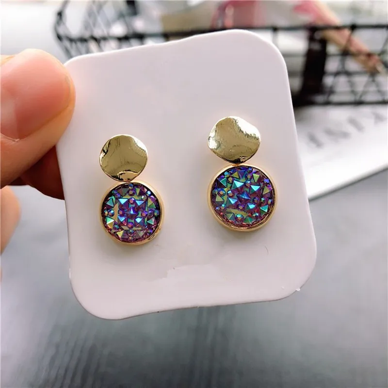 Dominated Wome Fashion Simple And Short Crystal Earrings Delicate Metal Small Fresh Drop Earrings Jewelry
Dominated Wome Fashion Simple And Short Crystal Earrings Delicate Metal Small Fresh Drop Earrings Jewelry