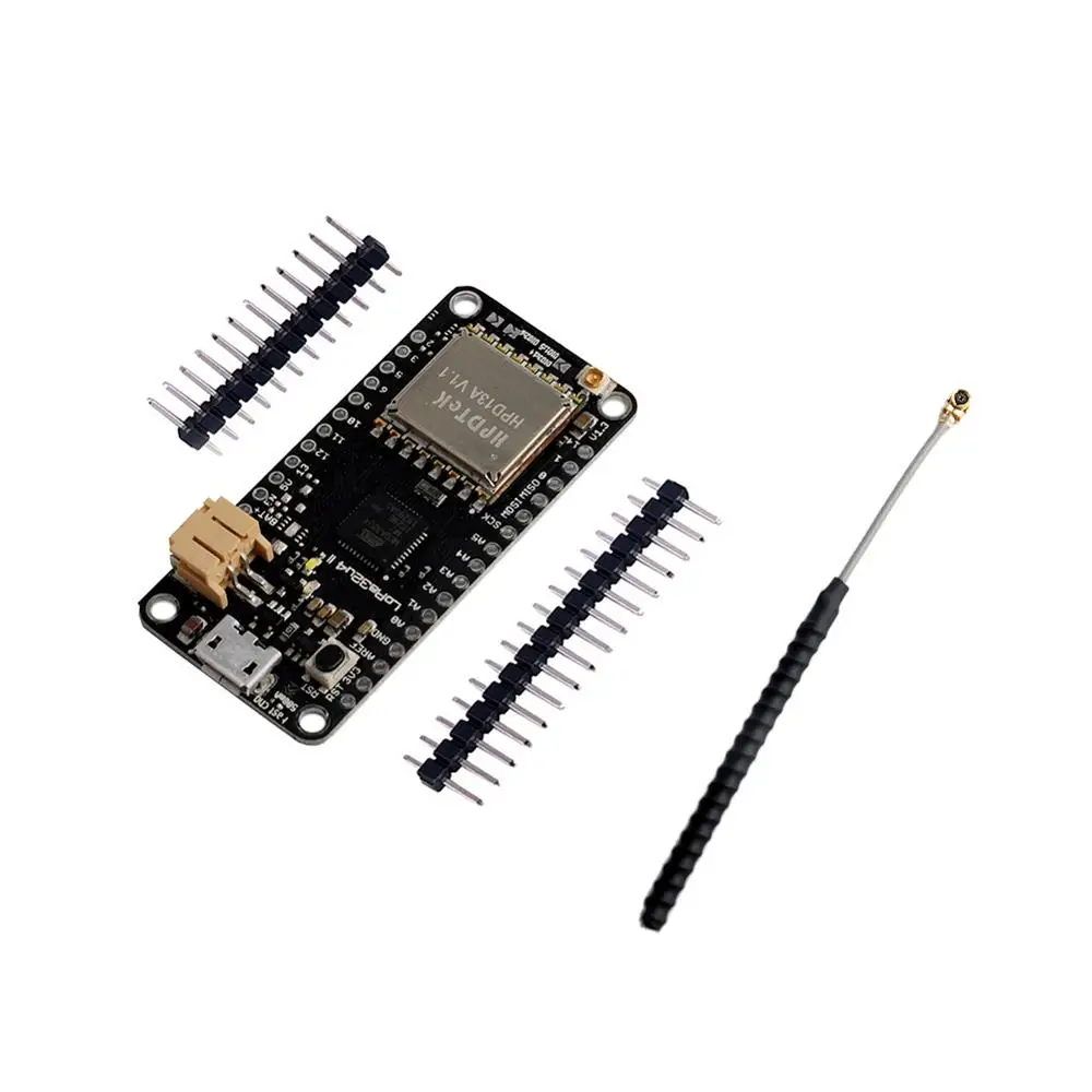 Lora плата разработки 32u4 II 868 МГц 915 IOT модуль LiPo Atmega328 SX1276 HPD13 с GSM IPX IPEX 1 13 мкФ. Л