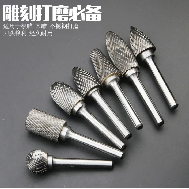 6mm Shank 16mm Head Power Tool Grinding Head Abrasive Tip Tungsten Steel Carbide Rotary File Hardmetal Burrs Milling Cutters
6mm Shank 16mm Head Power Tool Grinding Head Abrasive Tip Tungsten Steel Carbide Rotary File Hardmetal Burrs Milling Cutters