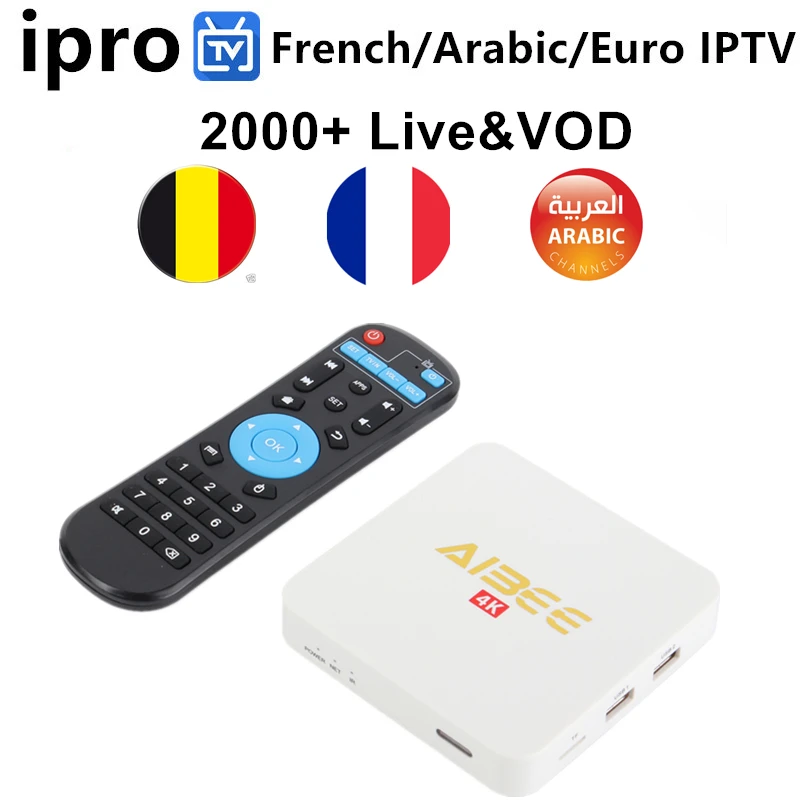 Quad Core Android TV Box with 2300+ LiveTV IPROTV French Arabic IPTV Subscription 1 Year Europe German IPTV free sports
Quad Core Android TV Box with 2300+ LiveTV IPROTV French Arabic IPTV Subscription 1 Year Europe German IPTV free sports