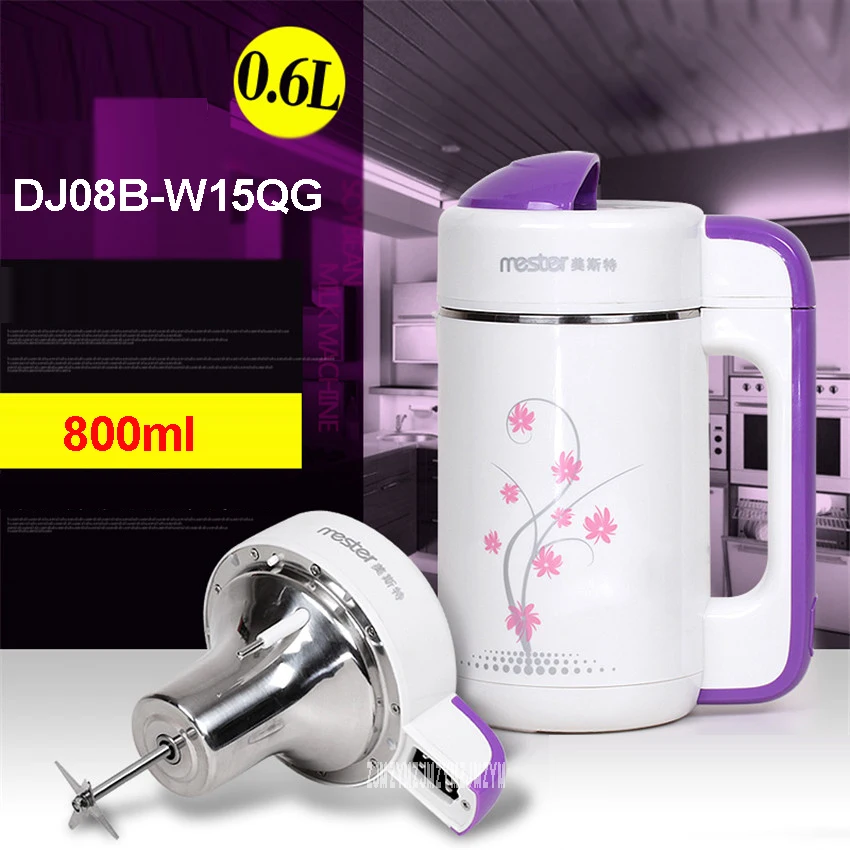 220 В/50 Гц бытовой соевого молока-dj08b-w15qg 800 мл aktivplus 600 Вт Мощность нагрева молоко