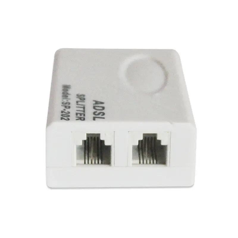 ADSL Network Cable Connector RJ45 Network Cable Lightning protect Butt Extender Splitter ADSL Voice Splitter 1/2 Phone No Noise
ADSL Network Cable Connector RJ45 Network Cable Lightning protect Butt Extender Splitter ADSL Voice Splitter 1/2 Phone No Noise