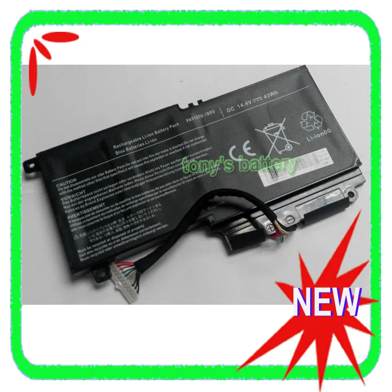 14.4V 43WH PA5107U-1BRS PA5107U Laptop Battery for Toshiba Satellite L50 L50-A S55 P55 L55 L55t P/n:P000573230
14.4V 43WH PA5107U-1BRS PA5107U Laptop Battery for Toshiba Satellite L50 L50-A S55 P55 L55 L55t P/n:P000573230