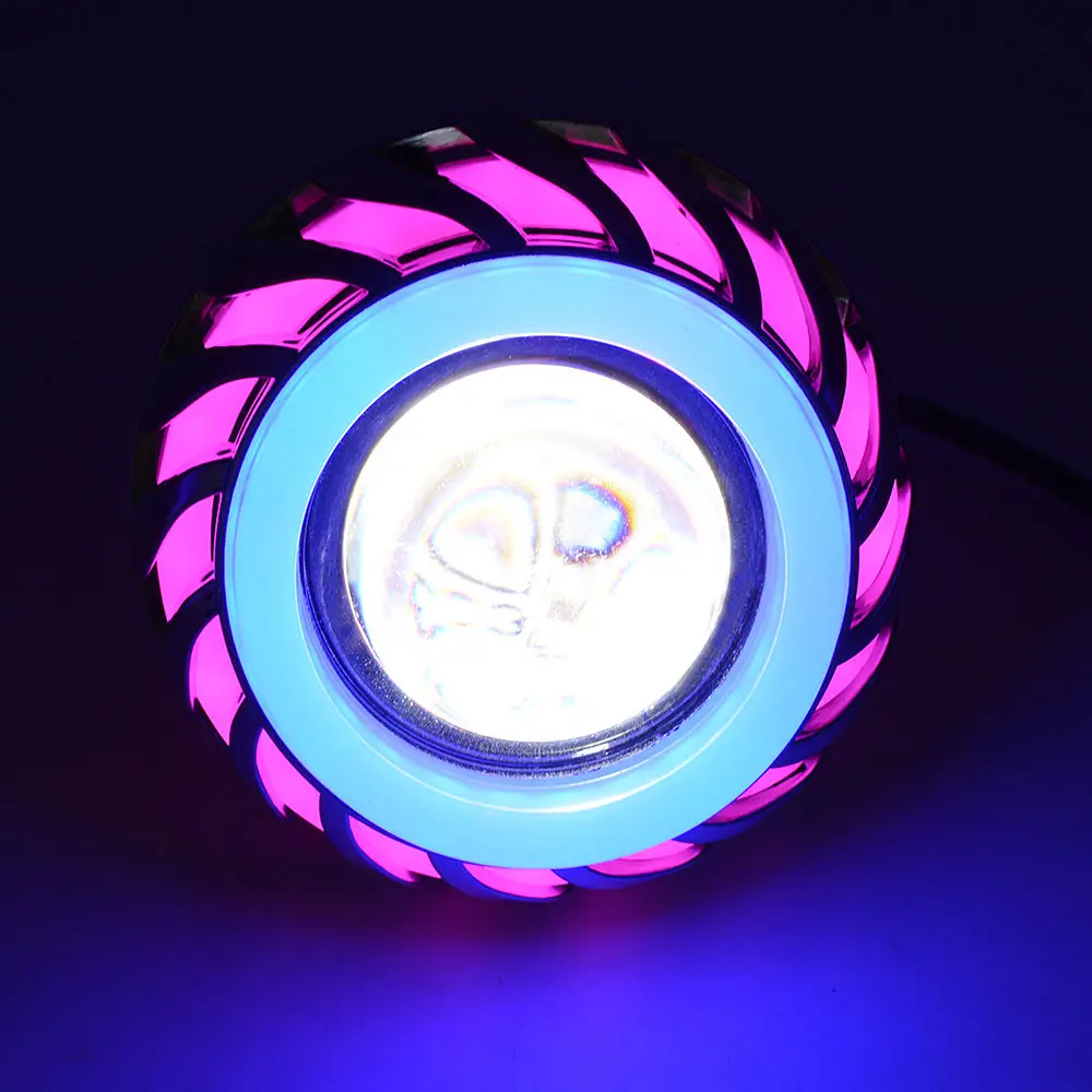1PCS Moto Headlight Bulbs 30W 1200LM/W Built-in Double Aperture Whirlwind Angel Demon Eye Pink Blue LED Headlight Bulbs
1PCS Moto Headlight Bulbs 30W 1200LM/W Built-in Double Aperture Whirlwind Angel Demon Eye Pink Blue LED Headlight Bulbs