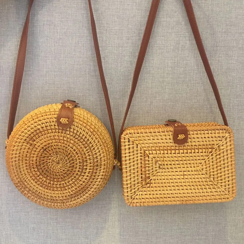 Bags For Women 2018 Handmade Rattan Woven Bag Beach Holiday Straw Bag Bohemian Woven Leather Buckle Shoulder Bag Female
Bags For Women 2018 Handmade Rattan Woven Bag Beach Holiday Straw Bag Bohemian Woven Leather Buckle Shoulder Bag Female