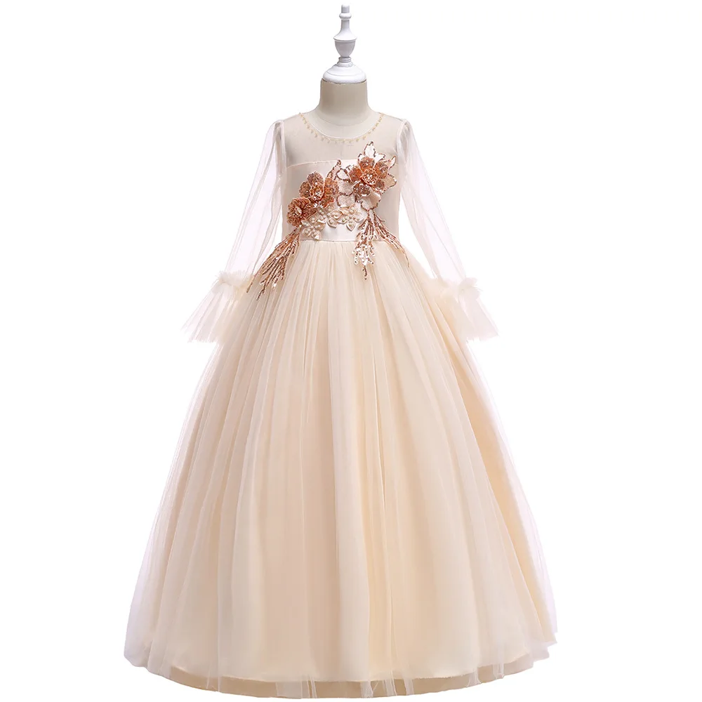 Party Dress for Girls Wedding Tulle Lace Long Girl Dress Elegant Princess Party Pageant Formal Gown for Teen Children5-14 Years
Party Dress for Girls Wedding Tulle Lace Long Girl Dress Elegant Princess Party Pageant Formal Gown for Teen Children5-14 Years