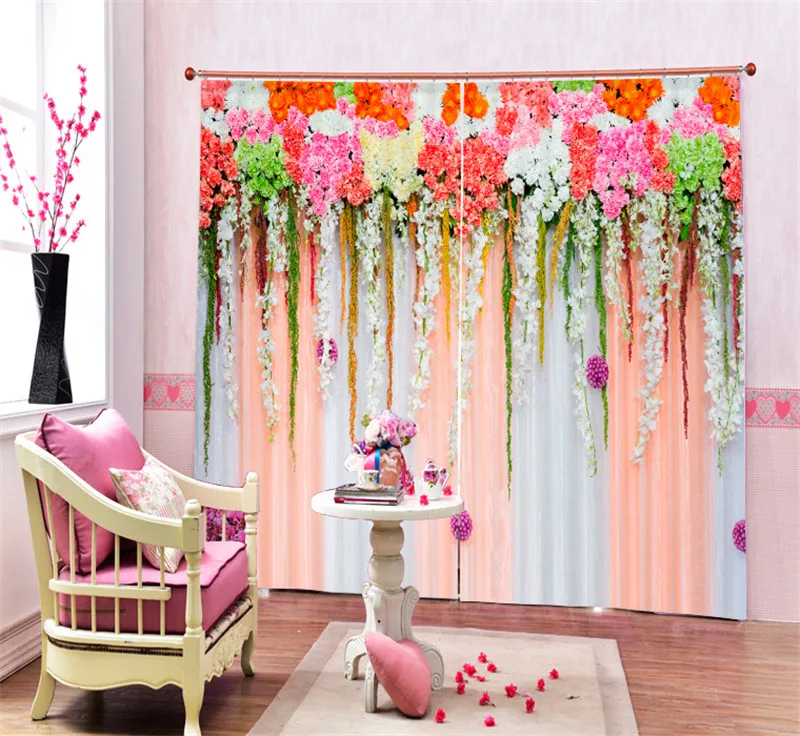 girls Bedroom Curtains Luxury Blackout 3D Window Curtains For Living Room Customized size Drapes cortinas Rideaux Flower print
girls Bedroom Curtains Luxury Blackout 3D Window Curtains For Living Room Customized size Drapes cortinas Rideaux Flower print