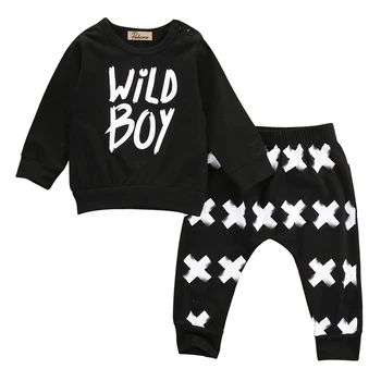 2018 Newborn Baby Boys Clothes Set 2PCs Kids Long Sleeve T Shirt Tops Print Pants Outfits Autumn Winter Costume Hot Sale 0-18M
2018 Newborn Baby Boys Clothes Set 2PCs Kids Long Sleeve T Shirt Tops Print Pants Outfits Autumn Winter Costume Hot Sale 0-18M
