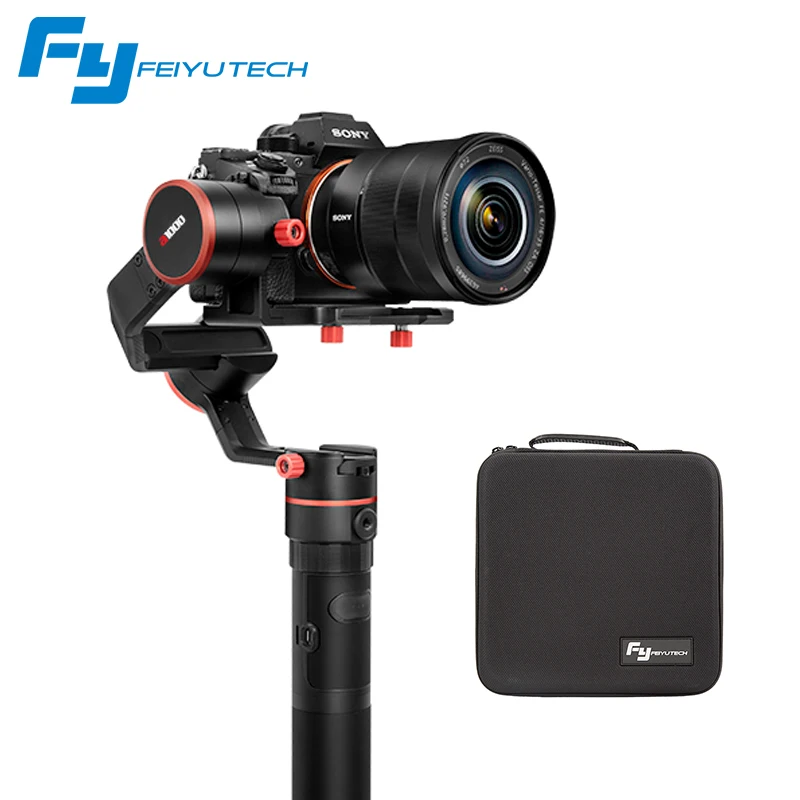 FeiyuTech a1000 3 Axis Gimbal Stabilizer Handheld for NIKON SONY CANON Mirrorle Camera Gopro Action Cam Smartphone 1.7kg Payload
FeiyuTech a1000 3 Axis Gimbal Stabilizer Handheld for NIKON SONY CANON Mirrorle Camera Gopro Action Cam Smartphone 1.7kg Payload