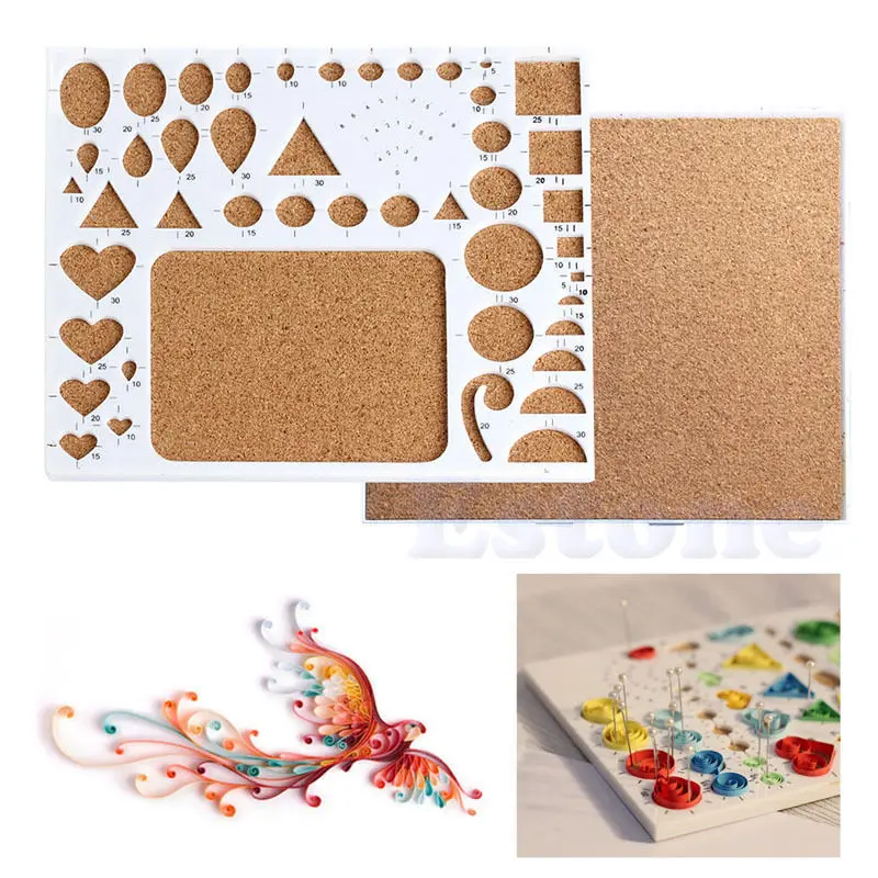 New 1PC Paper Quilling Tool DIY Papercraft Work Board Template Slotted Scrapbooks Craft Drop Ship
New 1PC Paper Quilling Tool DIY Papercraft Work Board Template Slotted Scrapbooks Craft Drop Ship