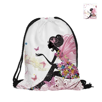 Pretty Girl With Flowers And Butterflies Printing Drawstring Backpack Fashion Polyester Bags For Women Men Child Pouch Backpacks
Pretty Girl With Flowers And Butterflies Printing Drawstring Backpack Fashion Polyester Bags For Women Men Child Pouch Backpacks