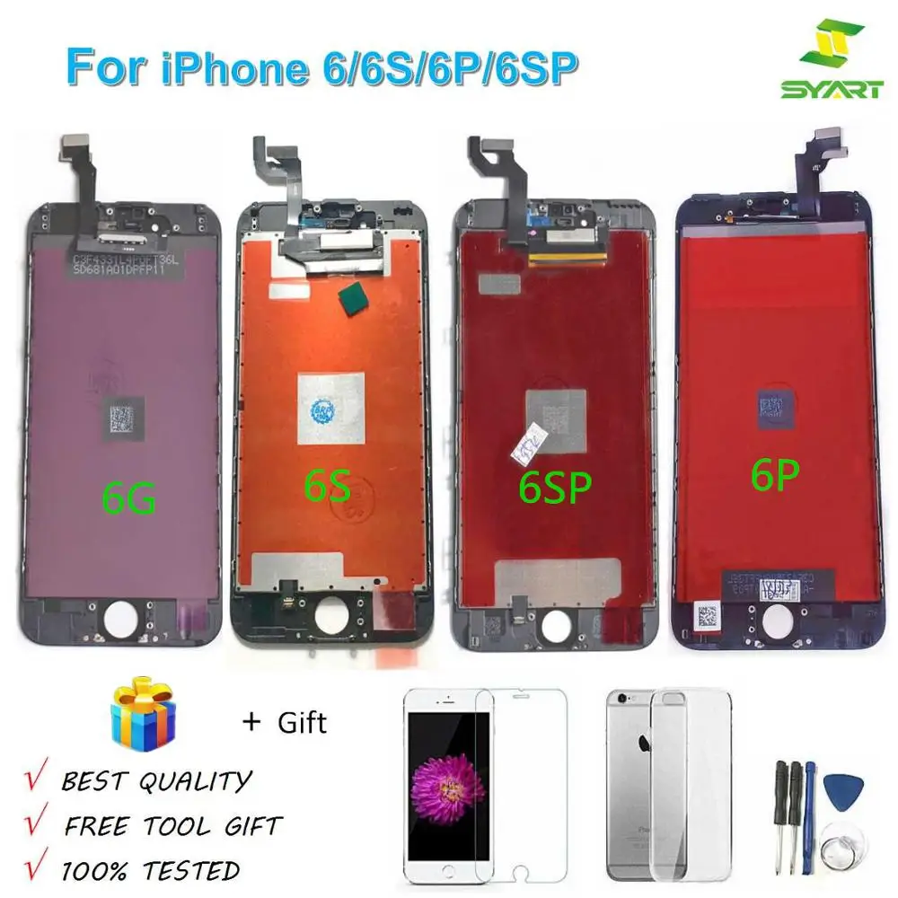 "4.7/5.5"Black&White Assembly LCD Display Digitizer for iPhone 6 AAA LCDs Touch Screen for iPhone6S 6SP 6P 6G with 3 Free Gifts
"4.7/5.5"Black&White Assembly LCD Display Digitizer for iPhone 6 AAA LCDs Touch Screen for iPhone6S 6SP 6P 6G with 3 Free Gifts