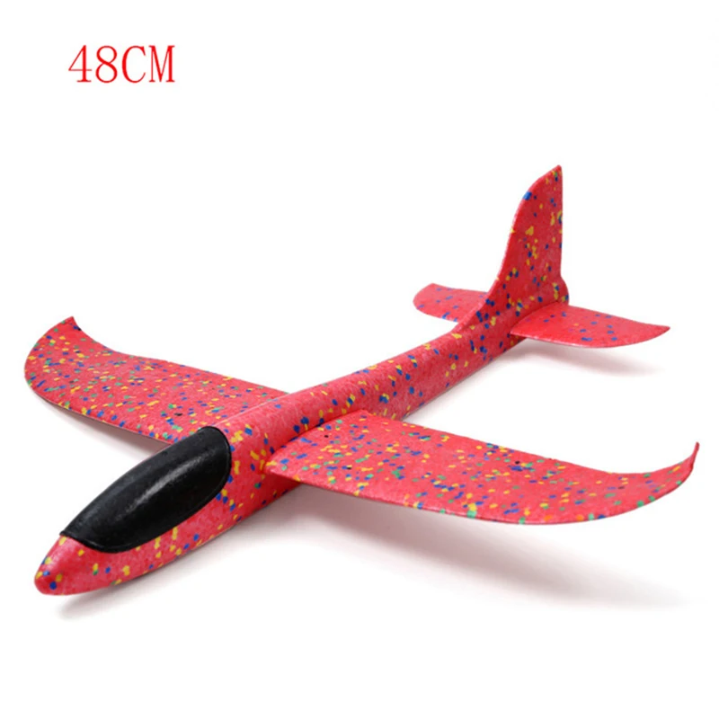 Kids Airplane Glider 48CM Foam Plane Hand Throw Flying Glider Aeroplane Colorful Airplane Outdoor Sports Foam Fun Toys TY0373
Kids Airplane Glider 48CM Foam Plane Hand Throw Flying Glider Aeroplane Colorful Airplane Outdoor Sports Foam Fun Toys TY0373