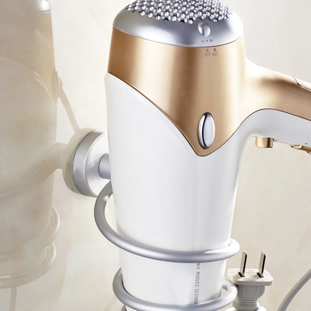 HOT Aluminum Bathroom Wall Shelf Wall-mounted Hair Dryer Rack Storage Hairdryer Shelf Storage Hairdryer Rack Holder Hange 3.5
HOT Aluminum Bathroom Wall Shelf Wall-mounted Hair Dryer Rack Storage Hairdryer Shelf Storage Hairdryer Rack Holder Hange 3.5
