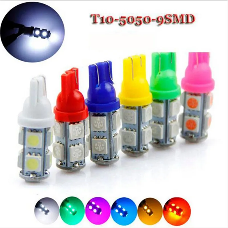 LaLeyenda 10x LED T10 W5W LED Bulbs 9SMD 5050 W5W 9 LED White Blue auto car wedge clearance lights W5W 194 168 led interior Lamp
LaLeyenda 10x LED T10 W5W LED Bulbs 9SMD 5050 W5W 9 LED White Blue auto car wedge clearance lights W5W 194 168 led interior Lamp