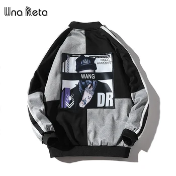 Una Reta Baseball Jacket Men 2018 New Patchwork Color Block Streetwear Jacket Tracksuit Casual Coat Men Hip Hop Jackets
Una Reta Baseball Jacket Men 2018 New Patchwork Color Block Streetwear Jacket Tracksuit Casual Coat Men Hip Hop Jackets