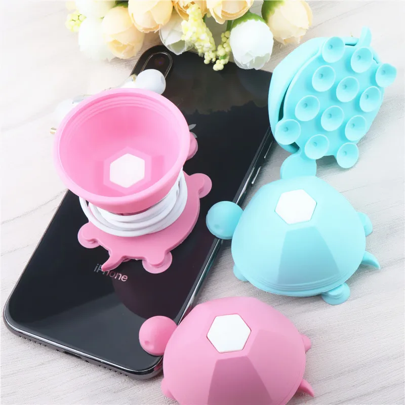 Silicone 2 in 1 Tortoise Cell Phone Stand Earphone Cable winder Smartphone Grip Socket Mount Lazy Stent Desk stand Holder
Silicone 2 in 1 Tortoise Cell Phone Stand Earphone Cable winder Smartphone Grip Socket Mount Lazy Stent Desk stand Holder