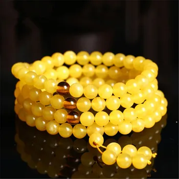 Tibetan 8mm Yellow Beeswax Beads Bracelet or Necklace 4 Circle Wrap Bracelet for Men or Women 108 Strand Mala Meditation Jewelry
Tibetan 8mm Yellow Beeswax Beads Bracelet or Necklace 4 Circle Wrap Bracelet for Men or Women 108 Strand Mala Meditation Jewelry