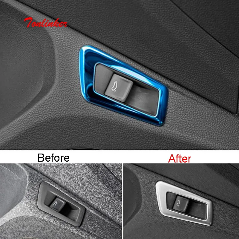 Tonlinker Interior Trunk Switch button Cover sticker for Volkswagen T-ROC 2018-19 Car styling 1 PCS ABS/Metal Cover sticker
Tonlinker Interior Trunk Switch button Cover sticker for Volkswagen T-ROC 2018-19 Car styling 1 PCS ABS/Metal Cover sticker