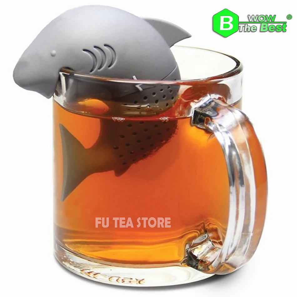 Cute Silicone Shark tea infuser Leaf Strainer Herbal Spice Filter Diffuser Filter Teapot Teabags for Tea & Coffee Drinkware
Cute Silicone Shark tea infuser Leaf Strainer Herbal Spice Filter Diffuser Filter Teapot Teabags for Tea & Coffee Drinkware