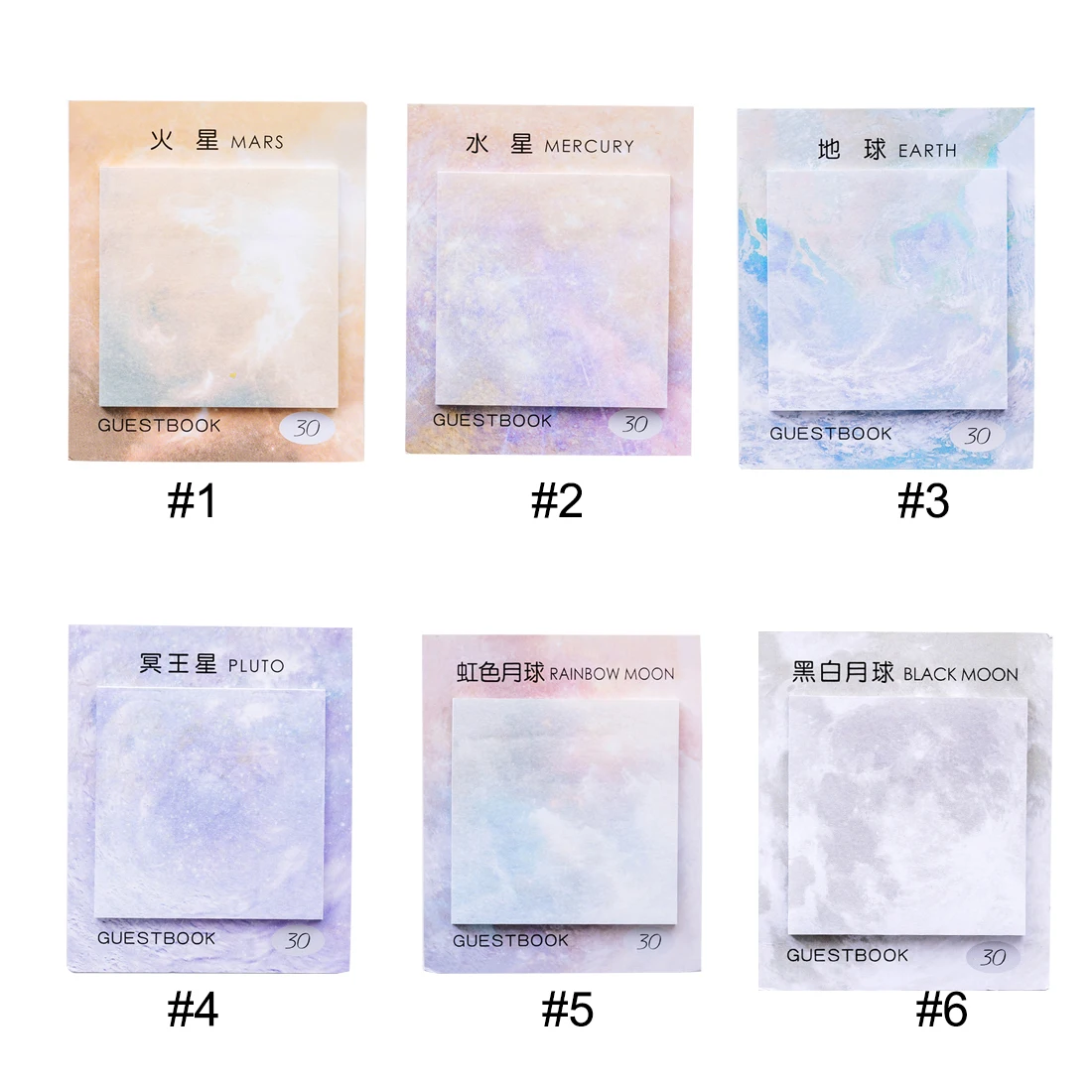 Planets Series Cute Kawaii Self-Adhesive paper Memo Pad Sticky Notes Bookmark Post It Students Stationery Office School Supplies
Planets Series Cute Kawaii Self-Adhesive paper Memo Pad Sticky Notes Bookmark Post It Students Stationery Office School Supplies