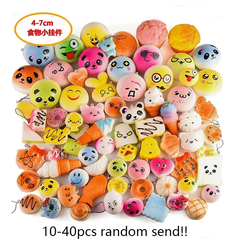 10-30 pcs/set Squishy Set Cute Fruit Bread Cake Bun Pendant Donut Charm Squeeze Toy Squish Slow Rising Antistress Phone Straps
10-30 pcs/set Squishy Set Cute Fruit Bread Cake Bun Pendant Donut Charm Squeeze Toy Squish Slow Rising Antistress Phone Straps