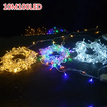 LED String Light 10M Waterproof AC110V/220V 100LEDs Holiday String Lighting Christmas Fairy Lights Xmas Party Outdoor Decoration
LED String Light 10M Waterproof AC110V/220V 100LEDs Holiday String Lighting Christmas Fairy Lights Xmas Party Outdoor Decoration