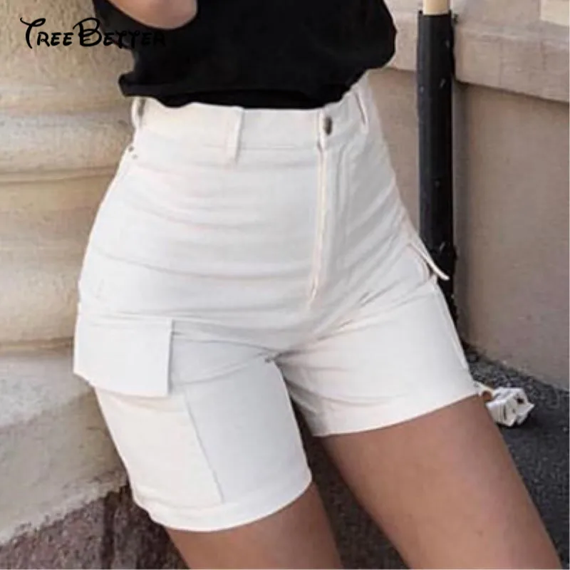 Pocket zipper 2019 Summer Vintage High Waist Women Sexy Biker Shorts Short Feminino Cotton
Pocket zipper 2019 Summer Vintage High Waist Women Sexy Biker Shorts Short Feminino Cotton