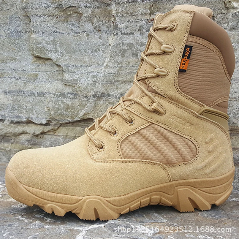 2018 New Outdoor Winter Desert Boots DELTA Professional Waterproof High Top Boots Tactical Boots Sports Shoes