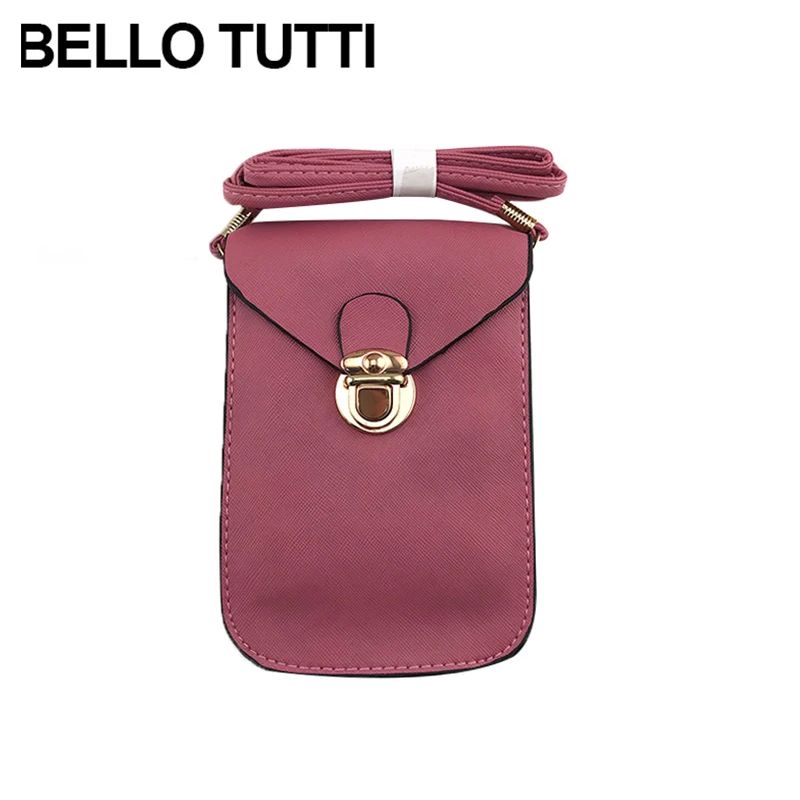 BELLO TUTTI Women Shoulder Diagonal Mobile Phone Bags Personality Multifunction Lady Wallets Messenger Bags For Cellphone
BELLO TUTTI Women Shoulder Diagonal Mobile Phone Bags Personality Multifunction Lady Wallets Messenger Bags For Cellphone