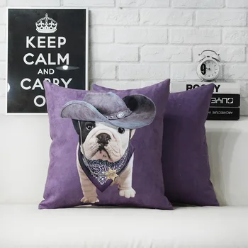 Cartoon Cowboy Bulldog Pillow Cushion cover Cartoon cute dog Pillow case Car office lumbar pillow home decorate sofa cushions
Cartoon Cowboy Bulldog Pillow Cushion cover Cartoon cute dog Pillow case Car office lumbar pillow home decorate sofa cushions
