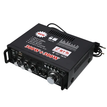 220V 600W Amplifiers Audio Bluetooth Amplifier Subwoofer Amplifier Home Theater Sound System Mini Amplifier with Remote Control
220V 600W Amplifiers Audio Bluetooth Amplifier Subwoofer Amplifier Home Theater Sound System Mini Amplifier with Remote Control