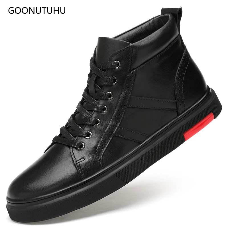 2019 autumn winter men's boots casual shoes genuine leather cow ankle snow boots black high-top shoe man military shoes for men
2019 autumn winter men's boots casual shoes genuine leather cow ankle snow boots black high-top shoe man military shoes for men