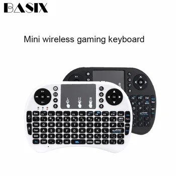 Basix Wireless Keyboard Backlit Mini 2.4Ghz Wireless Keyboard Air Mouse Touchpad Handheld Keypad for Android Smart TV BOX PC
Basix Wireless Keyboard Backlit Mini 2.4Ghz Wireless Keyboard Air Mouse Touchpad Handheld Keypad for Android Smart TV BOX PC