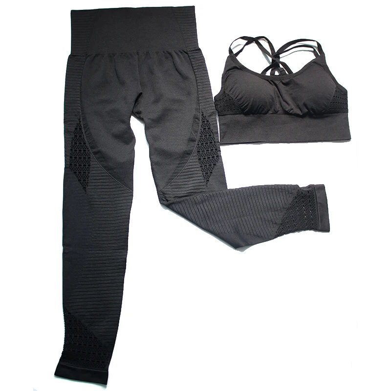 Комплекты для йоги LANTECH одежда спортзала фитнеса штаны спортивная леггинсы