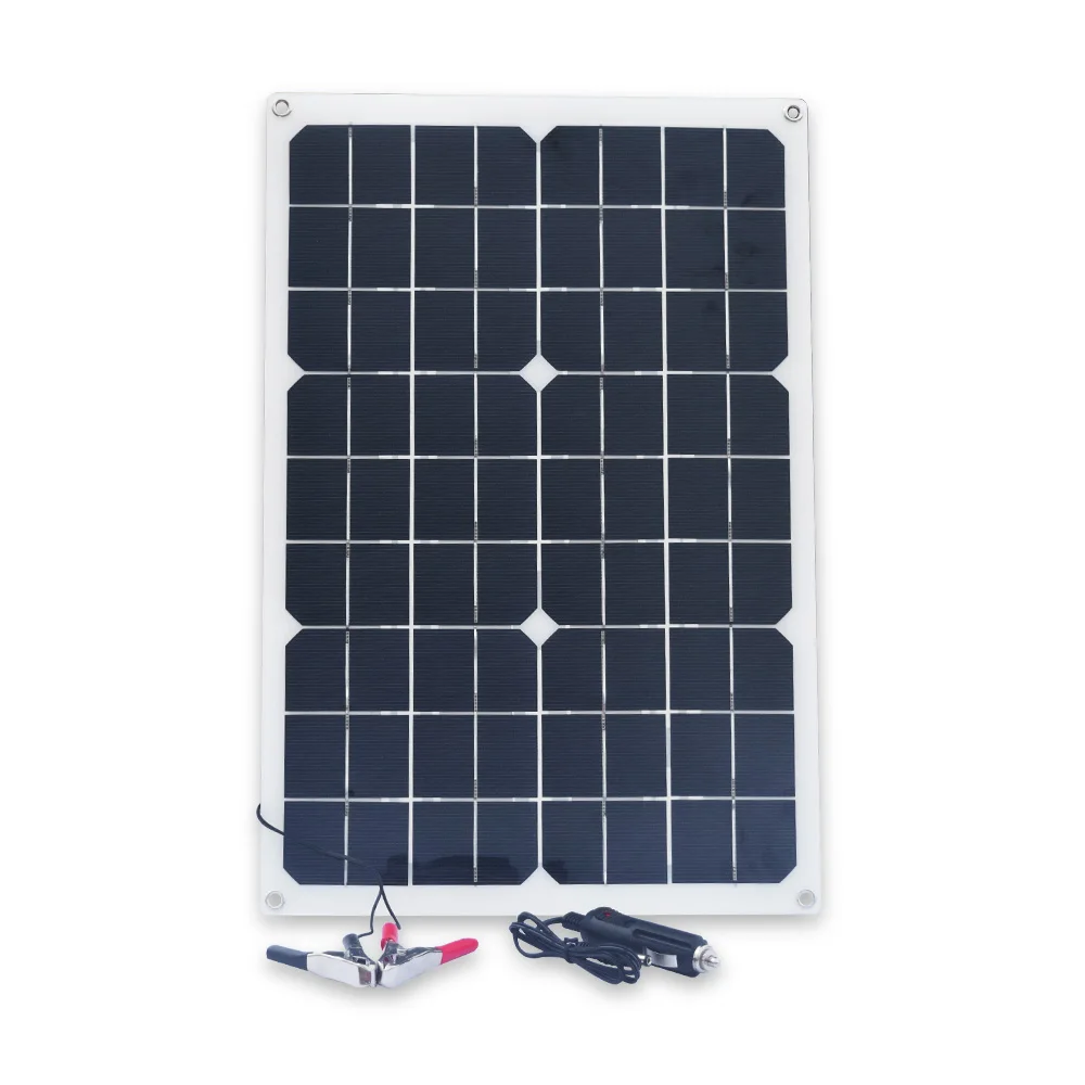 20W 12V Solar Panel Double USB Power Bank Board External Battery Charging Solar Cell Board Crocodile Clips Car charger
20W 12V Solar Panel Double USB Power Bank Board External Battery Charging Solar Cell Board Crocodile Clips Car charger
