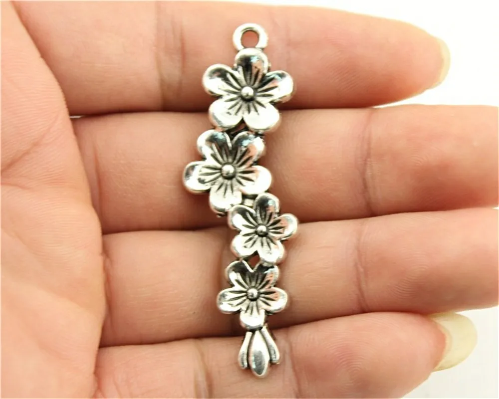 WYSIWYG 4pcs 56mm Flowers Charm Pendants DIY Jewelry Making Flowers Pendants Charm Branch Flower Branch Charm
WYSIWYG 4pcs 56mm Flowers Charm Pendants DIY Jewelry Making Flowers Pendants Charm Branch Flower Branch Charm