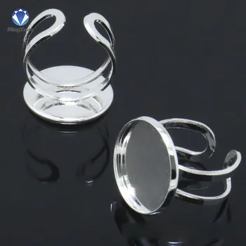 MINGXUAN 5pcs Silver Plated Copper Adjustable Ring Cabochon 20mm Base Blank Settings Bezel Tray for Cabochon DIY Jewelry Making
MINGXUAN 5pcs Silver Plated Copper Adjustable Ring Cabochon 20mm Base Blank Settings Bezel Tray for Cabochon DIY Jewelry Making