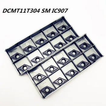 10PCS Carbide insert DCMT11T304 SM IC907 high precision turning tool lathe tool DCMT11T304 lathe tool Tokarnyy turning blade
10PCS Carbide insert DCMT11T304 SM IC907 high precision turning tool lathe tool DCMT11T304 lathe tool Tokarnyy turning blade