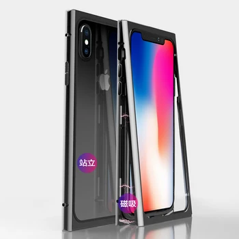 Magnetic Adsorption metal case for iphone X 7 8 case luxury tempered glass cover for Apple iphone 8 plus 7 plus coque
Magnetic Adsorption metal case for iphone X 7 8 case luxury tempered glass cover for Apple iphone 8 plus 7 plus coque