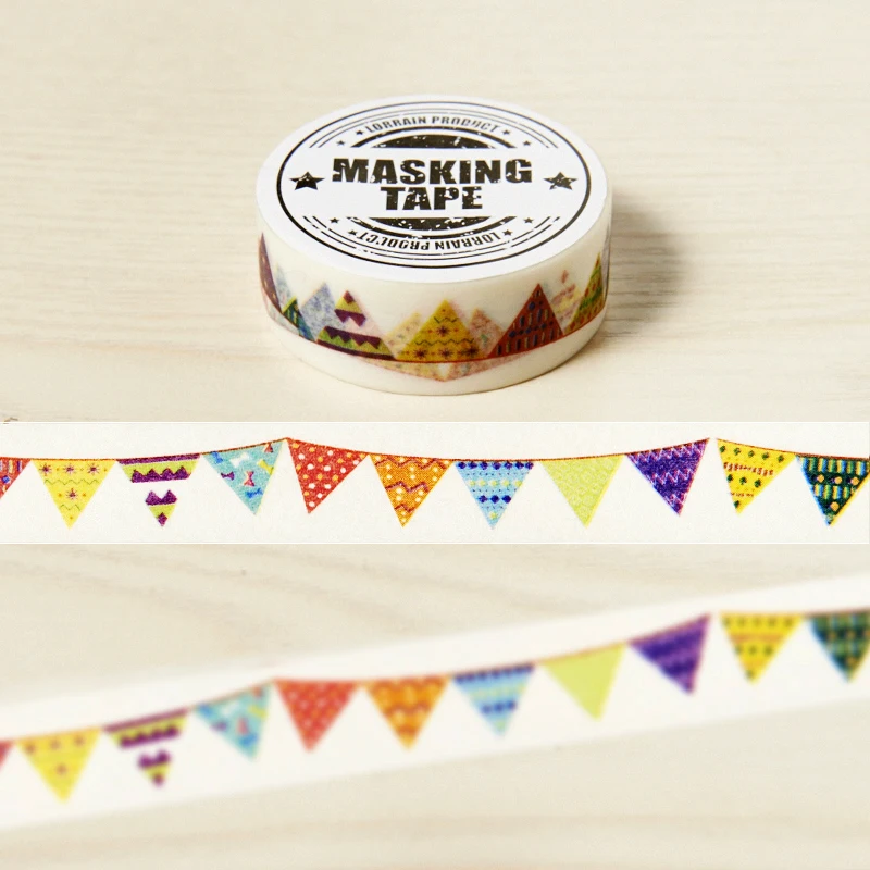 Free shipping washi paper tape Self-restraint paper tape diy small flags 15mmx10m wrapping labeling diary deco masking tape
Free shipping washi paper tape Self-restraint paper tape diy small flags 15mmx10m wrapping labeling diary deco masking tape