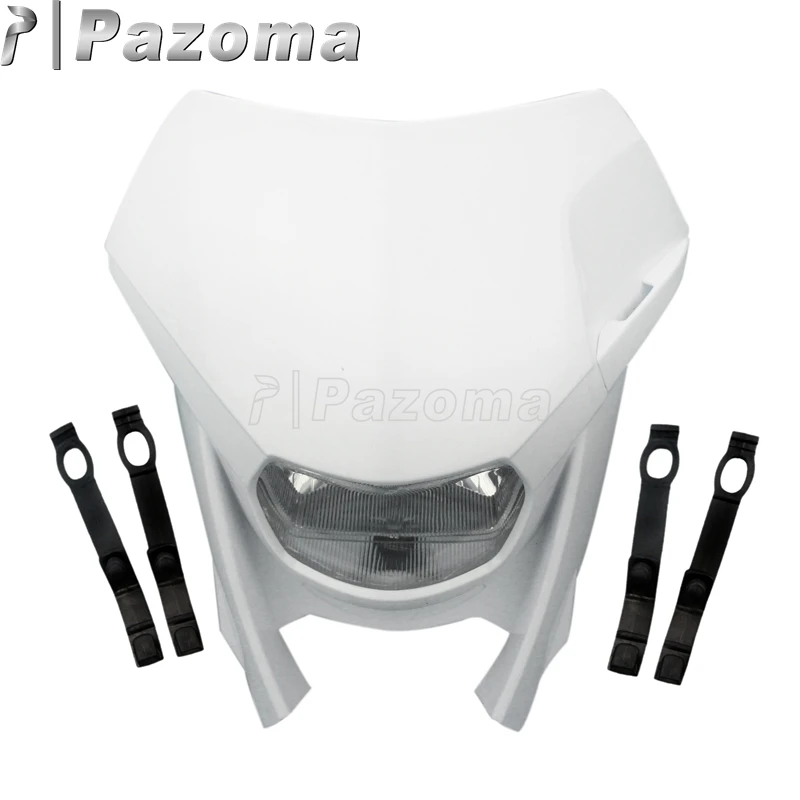 Pazoma White Dirt Bike Motorcycle Supermoto Universal Vision Headlight Off Road for GASGAS EC 515 FSR EC 300
Pazoma White Dirt Bike Motorcycle Supermoto Universal Vision Headlight Off Road for GASGAS EC 515 FSR EC 300