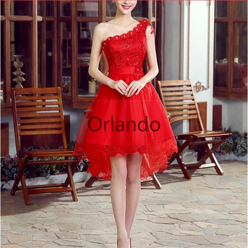 New Arrival Short Evening Dresses Red Special Occasion Dress Bride Gown One Shoulder Princess Ball Prom Party Formal Dress
New Arrival Short Evening Dresses Red Special Occasion Dress Bride Gown One Shoulder Princess Ball Prom Party Formal Dress