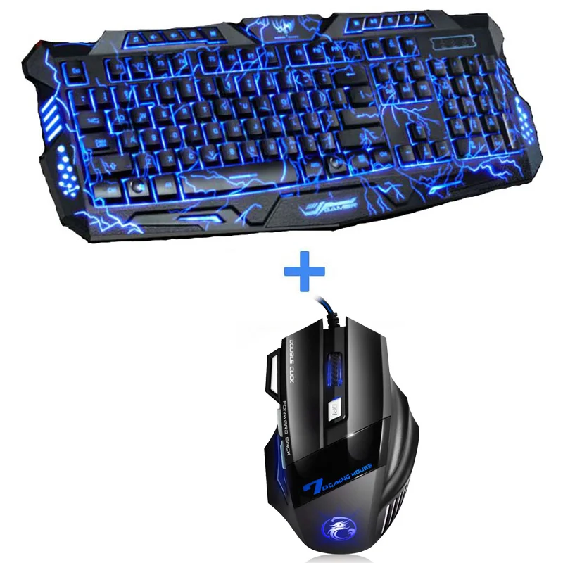 Purple/Blue/Red LED Backlight Gaming Keyboard Teclado USB Powered Full N-Key Game Computer Keyboard for PC Desktop Laptop
Purple/Blue/Red LED Backlight Gaming Keyboard Teclado USB Powered Full N-Key Game Computer Keyboard for PC Desktop Laptop