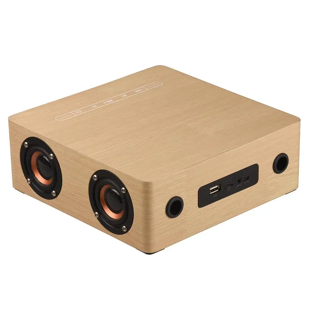 Q5C Clock Version Four Loudspeakers Wooden Bluetooth Speaker Home Mobile Phone Computer Alarm Clock Subwoofer
Q5C Clock Version Four Loudspeakers Wooden Bluetooth Speaker Home Mobile Phone Computer Alarm Clock Subwoofer