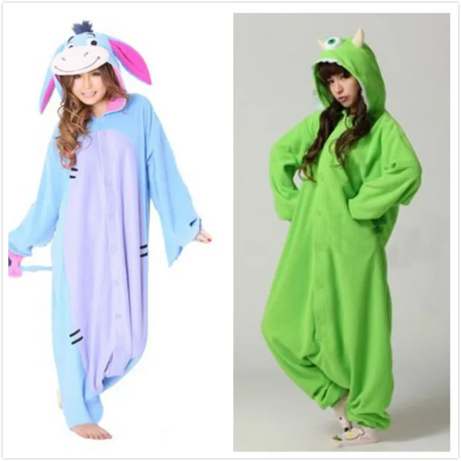 Animal Eeyore Donkey Mike One Eye Pajamas Party Pajama Adult Onesie Sleepwear One Piece Fleece Hooded Jumpsuit S/M/L/XL
Animal Eeyore Donkey Mike One Eye Pajamas Party Pajama Adult Onesie Sleepwear One Piece Fleece Hooded Jumpsuit S/M/L/XL