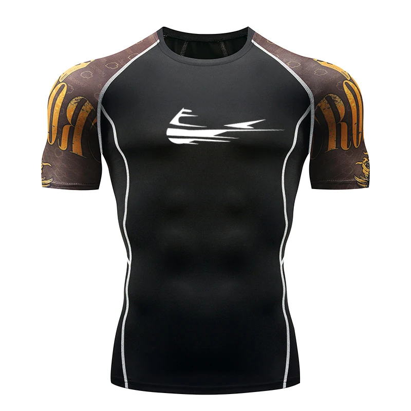 New Hot Quick Dry Compression Shirt Men Jogger Fitness t Shirt Tight rashgard Soccer Basketball Jersey Gyms Demix Sportswear
New Hot Quick Dry Compression Shirt Men Jogger Fitness t Shirt Tight rashgard Soccer Basketball Jersey Gyms Demix Sportswear