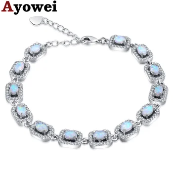 Ayowei simple design style wholesale and retail 925 silver white fire opal seal hand bracelet party gift OB101A
Ayowei simple design style wholesale and retail 925 silver white fire opal seal hand bracelet party gift OB101A
