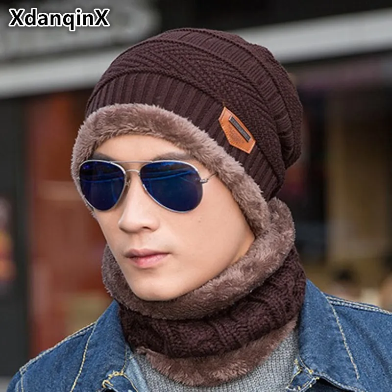 XdanqinX Winter Men's Beanie Warm Knitted Hat Plus Velvet Thick Wool Hats Casual Fashion Collar Hooded Beanies Ski Caps Dad Hat
XdanqinX Winter Men's Beanie Warm Knitted Hat Plus Velvet Thick Wool Hats Casual Fashion Collar Hooded Beanies Ski Caps Dad Hat